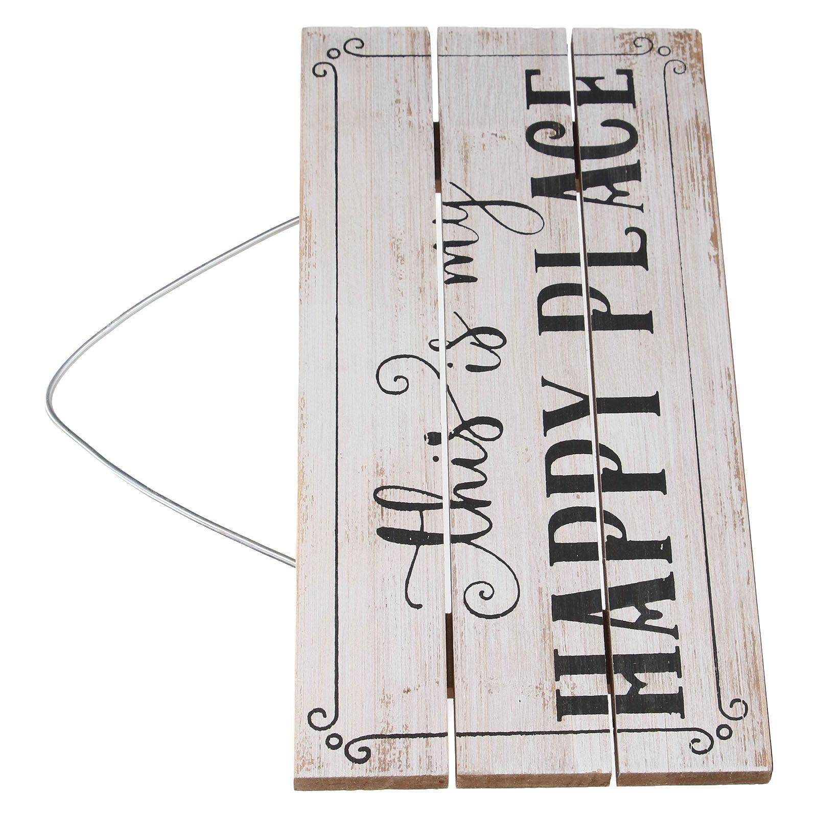 Decorative Wooden Sign Novel Waterproof Table Sign Hanging Decoration with view 7