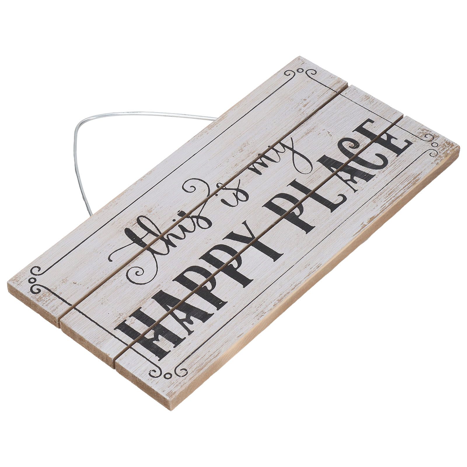 Decorative Wooden Sign Novel Waterproof Table Sign Hanging Decoration with view 9