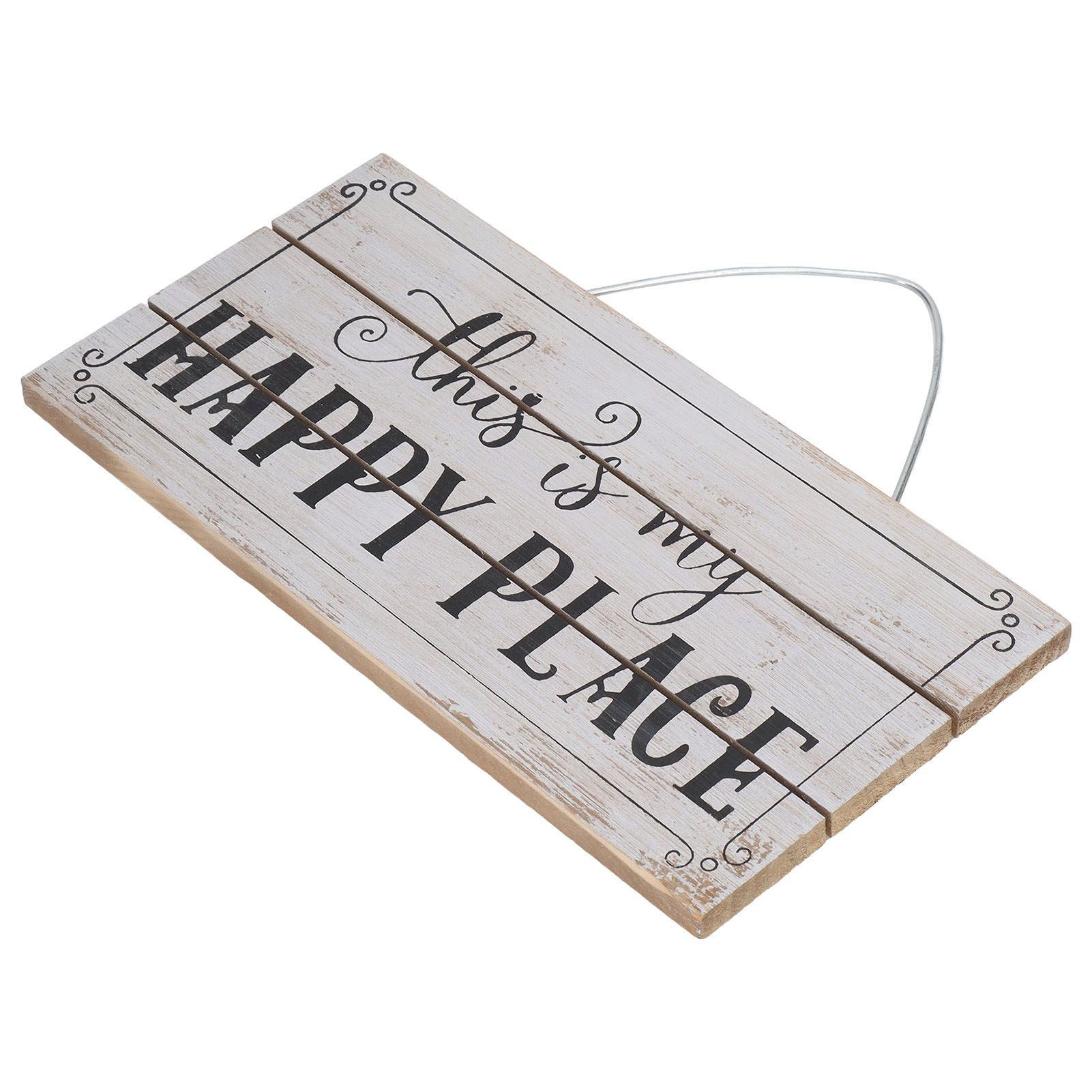 Decorative Wooden Sign Novel Waterproof Table Sign Hanging Decoration with view 10