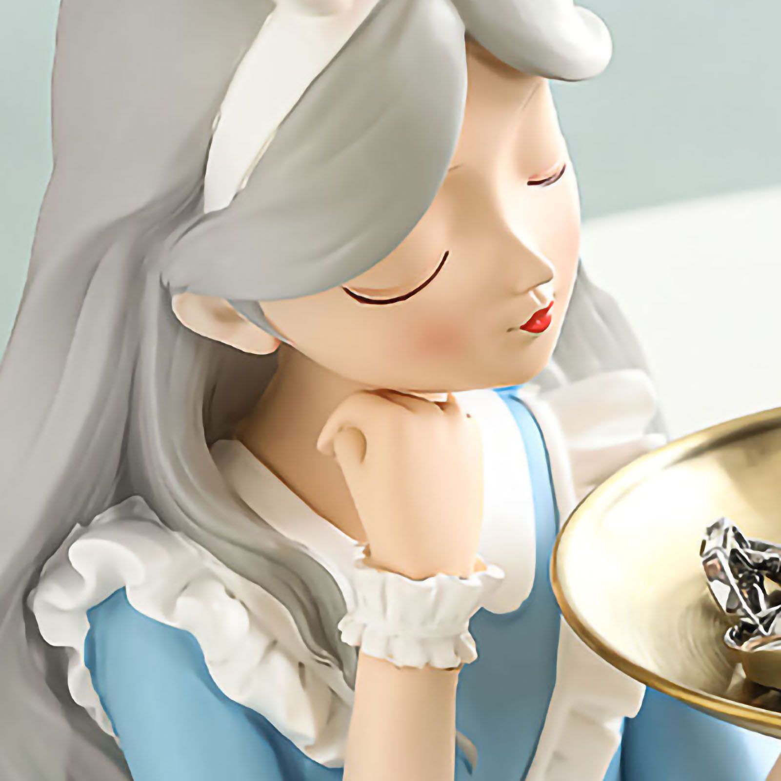 Entrance Storage Decoration Girl Sculptures Porch Decor Tray for Living Study view 5