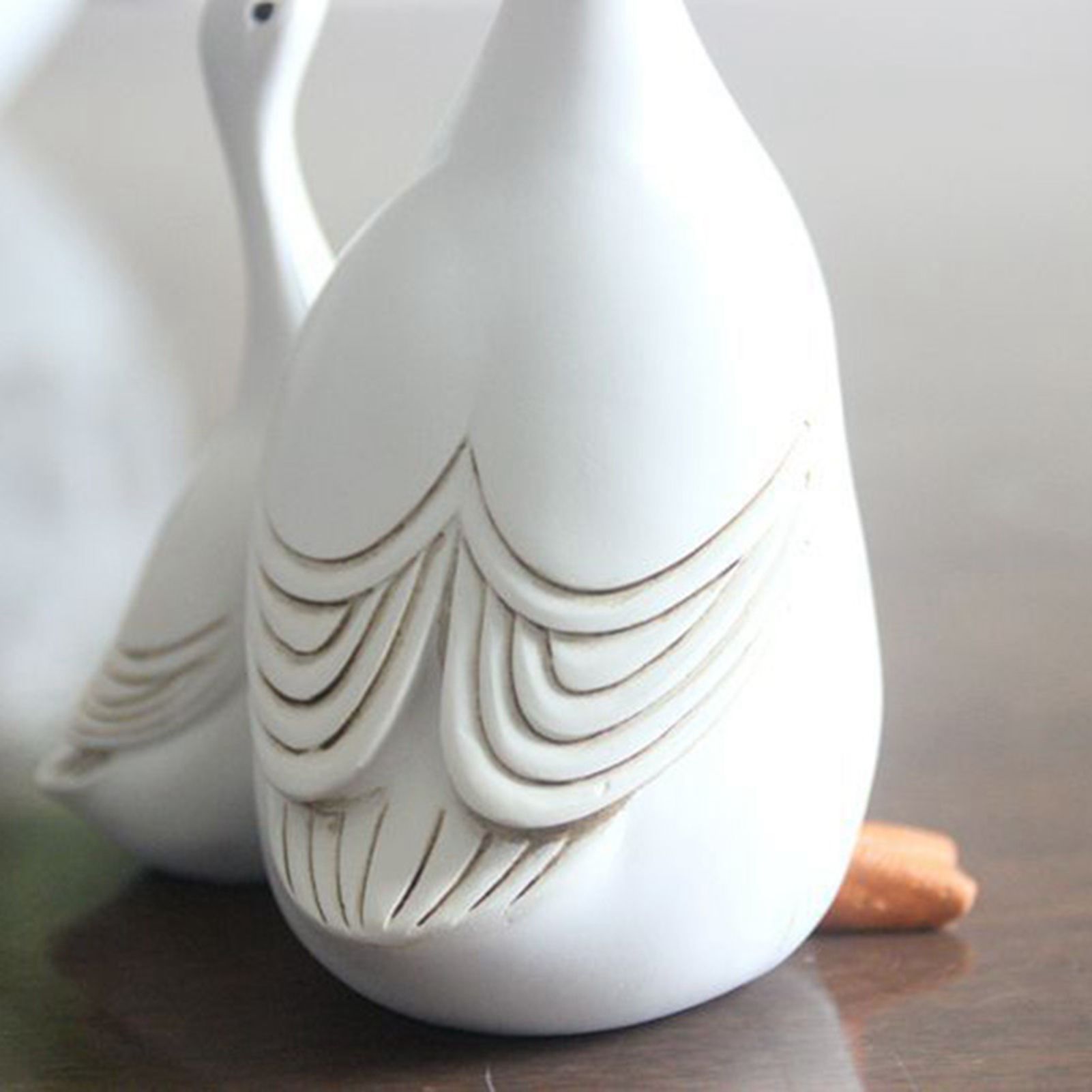 Simulation Duck Toy Synthetic Resin Mother and Baby Duck Model for Household view 5