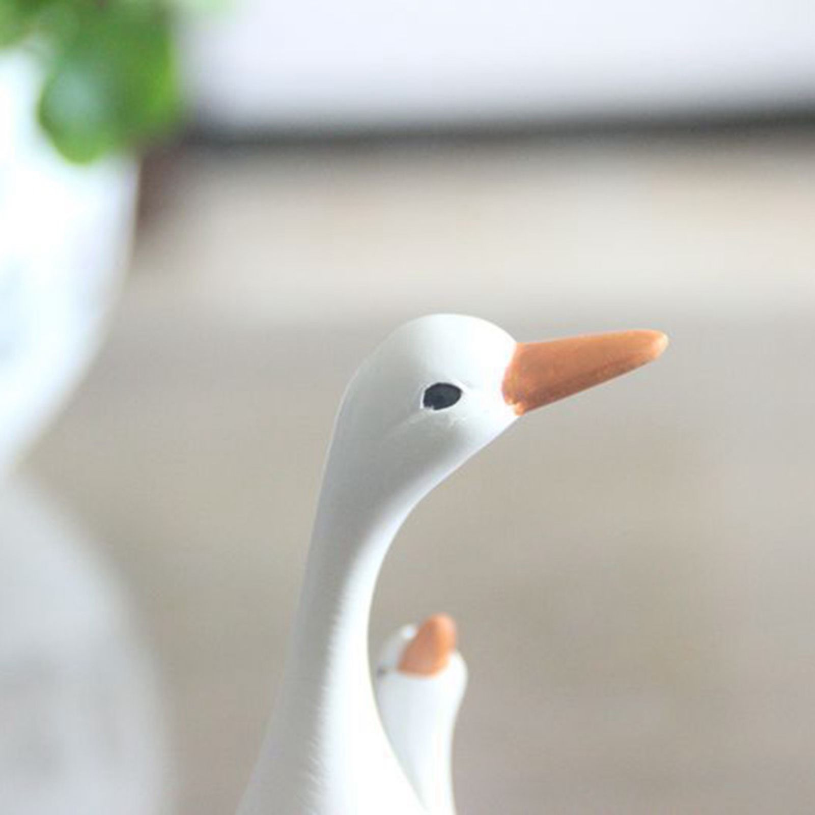 Simulation Duck Toy Synthetic Resin Mother and Baby Duck Model for Household view 3