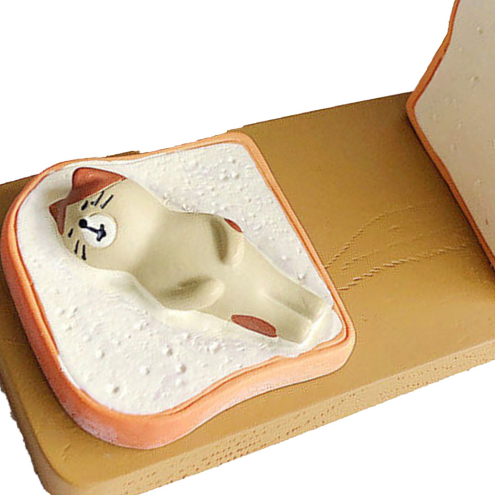 Toast Tablet Stand Holder Resin Cute Fun Desktop Cell Phone Stand Holder for view 5