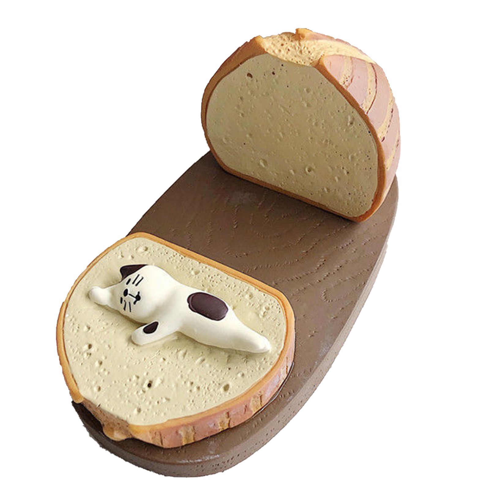Toast Tablet Stand Holder Resin Cute Fun Desktop Cell Phone Stand Holder for