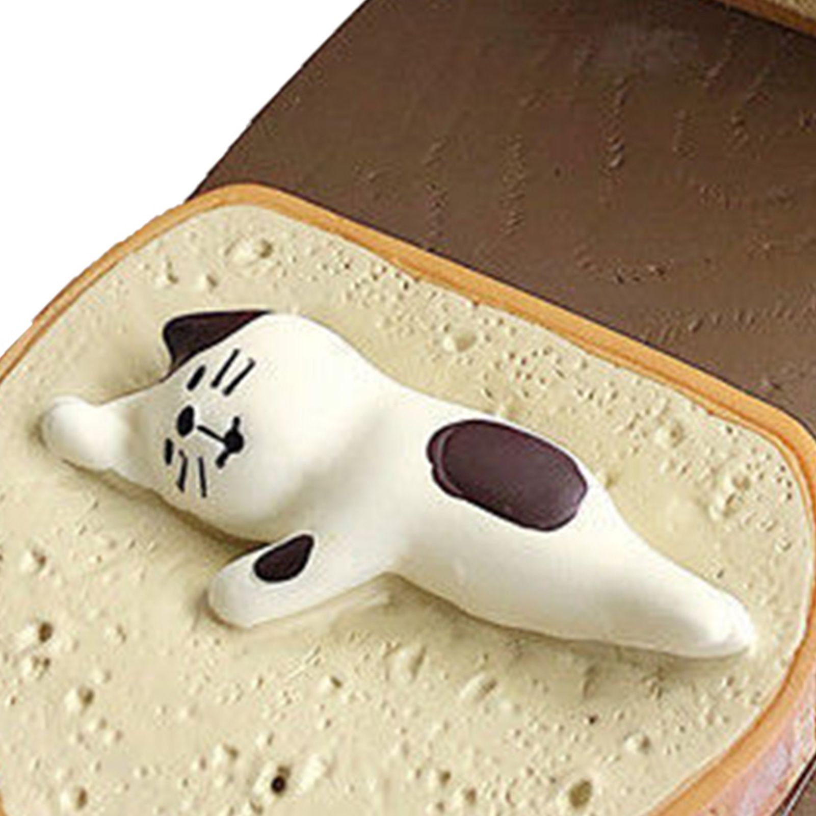 Toast Tablet Stand Holder Resin Cute Fun Desktop Cell Phone Stand Holder for view 4