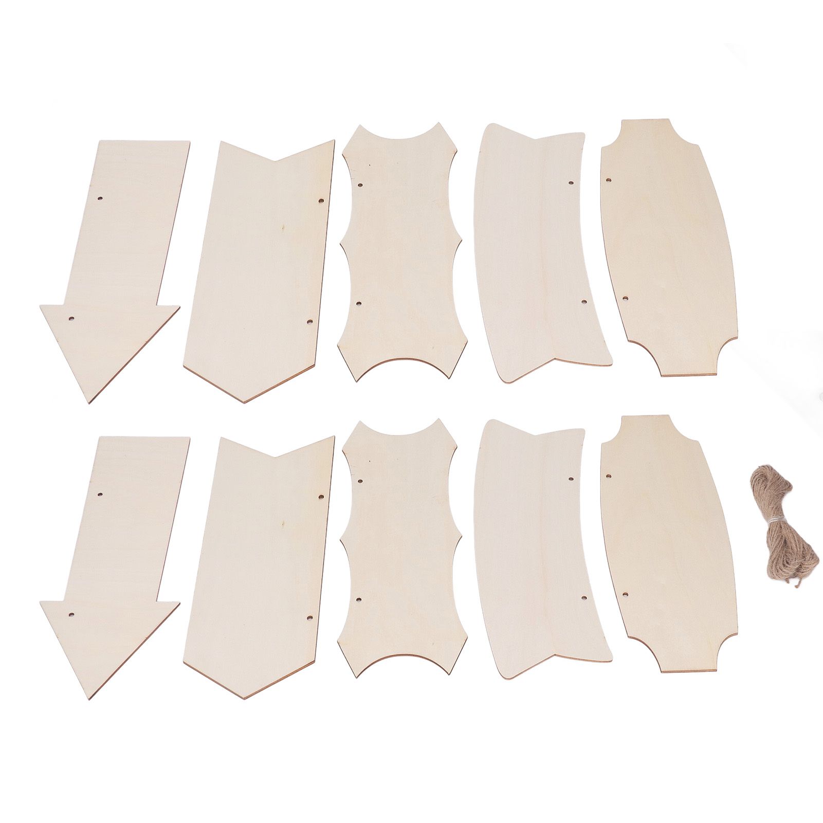 10pcs Wooden Arrows Wall Decor DIY Hanging Arrow Wood Sign for Holiday view 2
