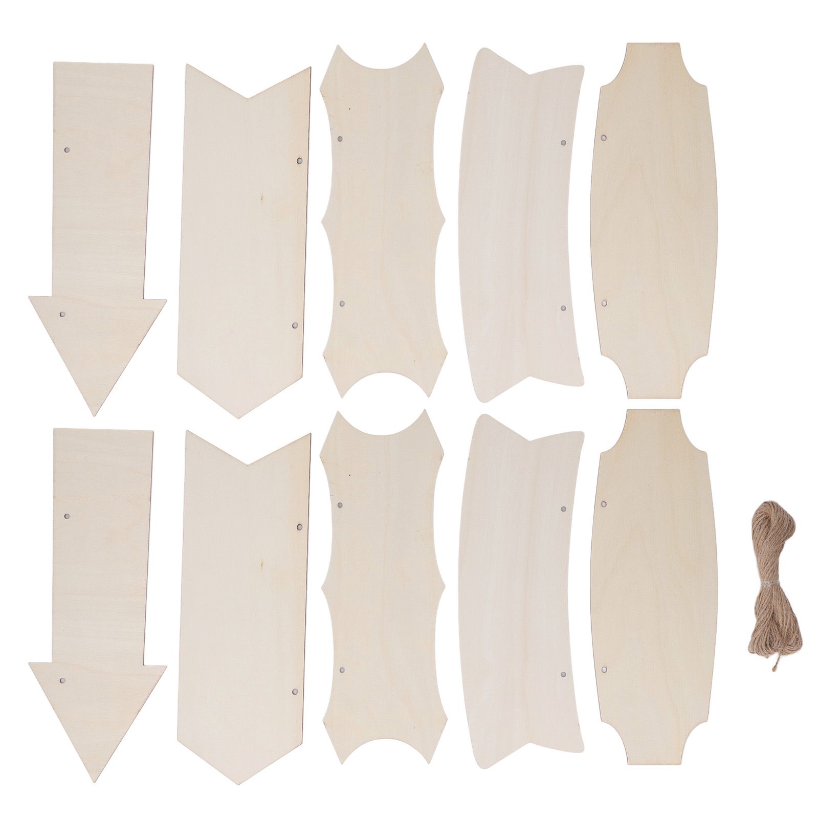 10pcs Wooden Arrows Wall Decor DIY Hanging Arrow Wood Sign for Holiday view 3