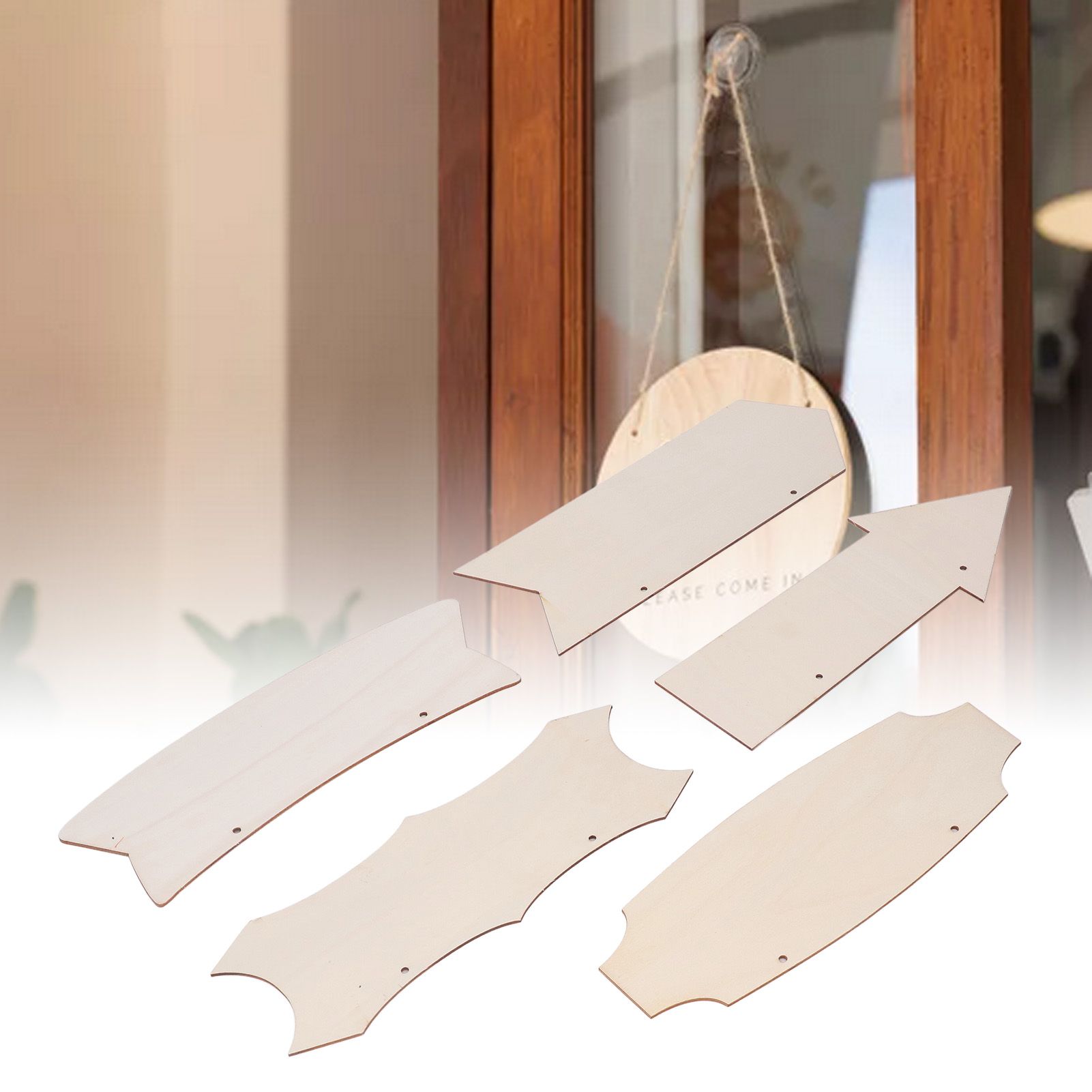 10pcs Wooden Arrows Wall Decor DIY Hanging Arrow Wood Sign for Holiday view 11