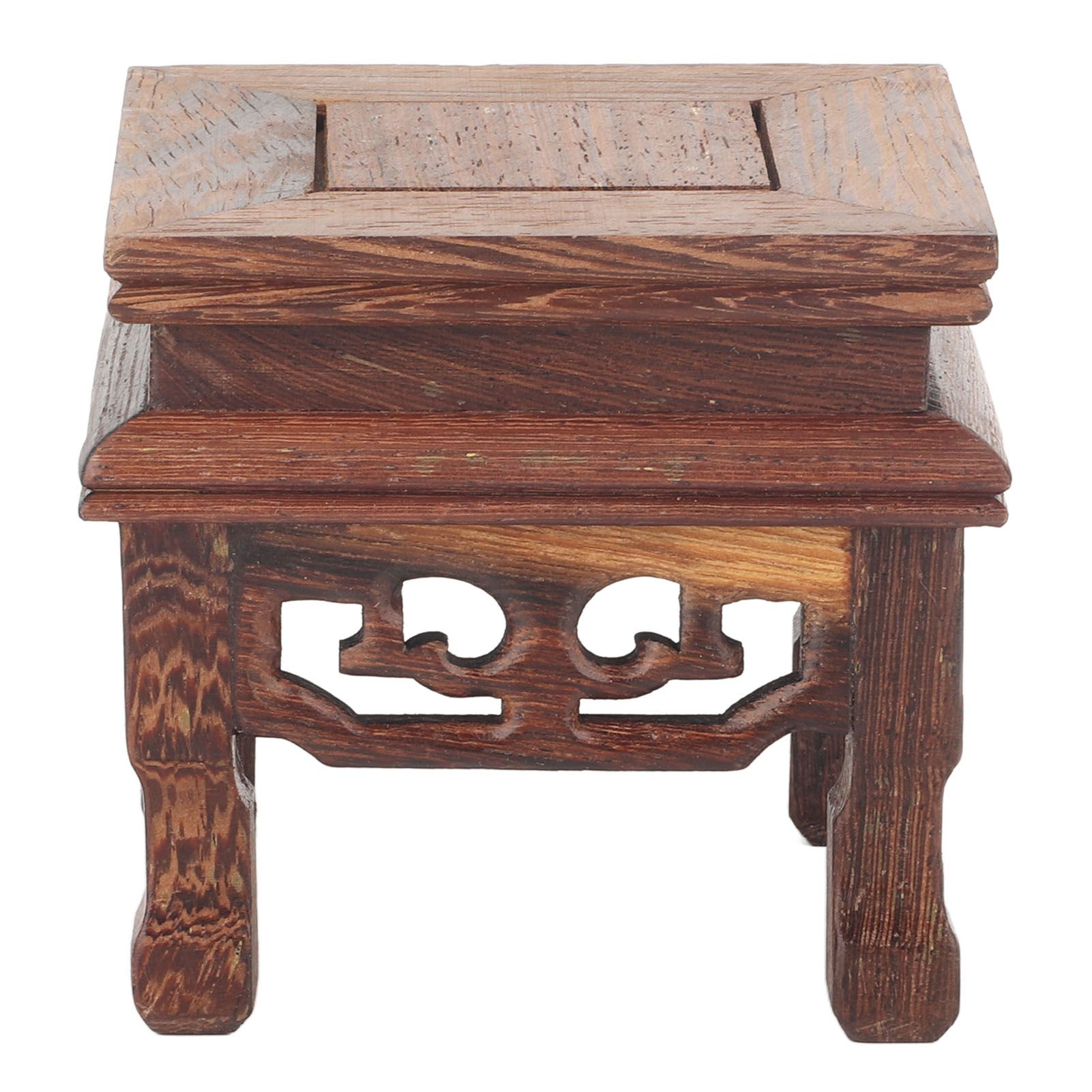 Wooden Display Stand Squared Stable Retro Style Durable Wood Widely Used view 7