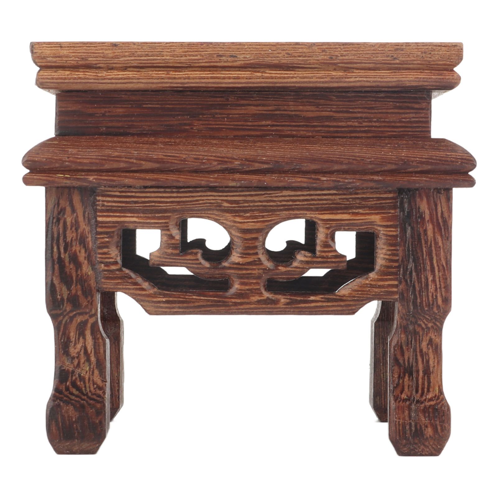 Wooden Display Stand Squared Stable Retro Style Durable Wood Widely Used view 10