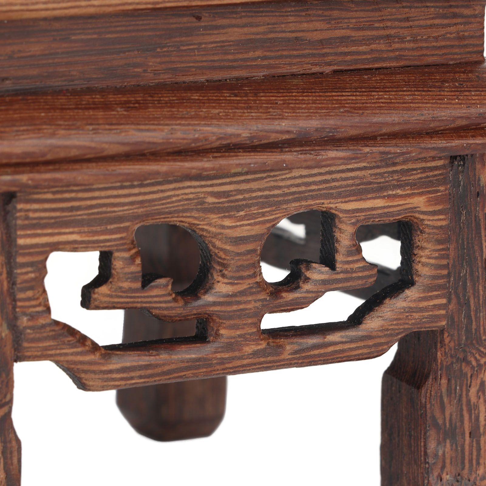 Wooden Display Stand Squared Stable Retro Style Durable Wood Widely Used view 15