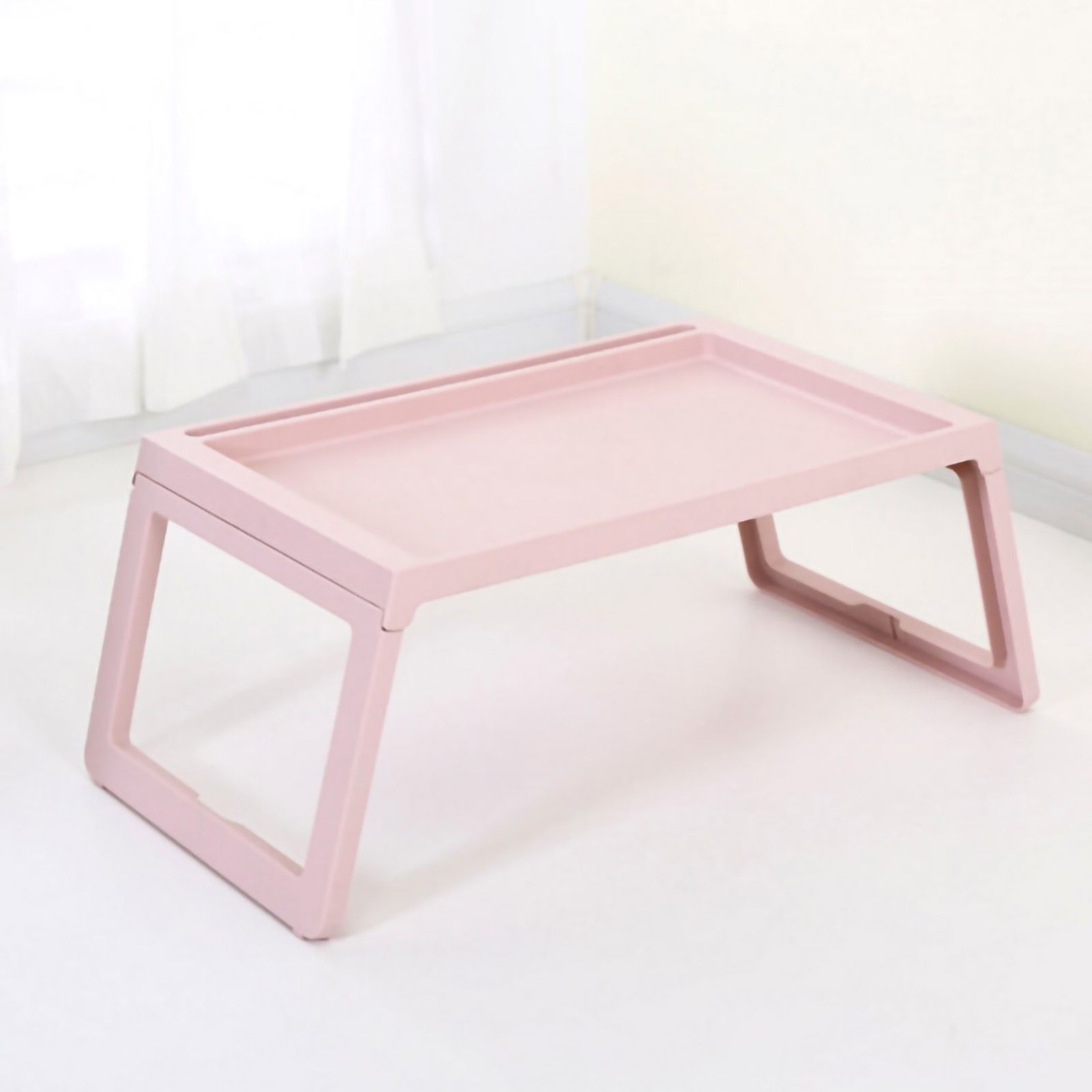 Laptop Bed Desk PP Folding Simple Downward Grooved Design Lap Desk Bed Table