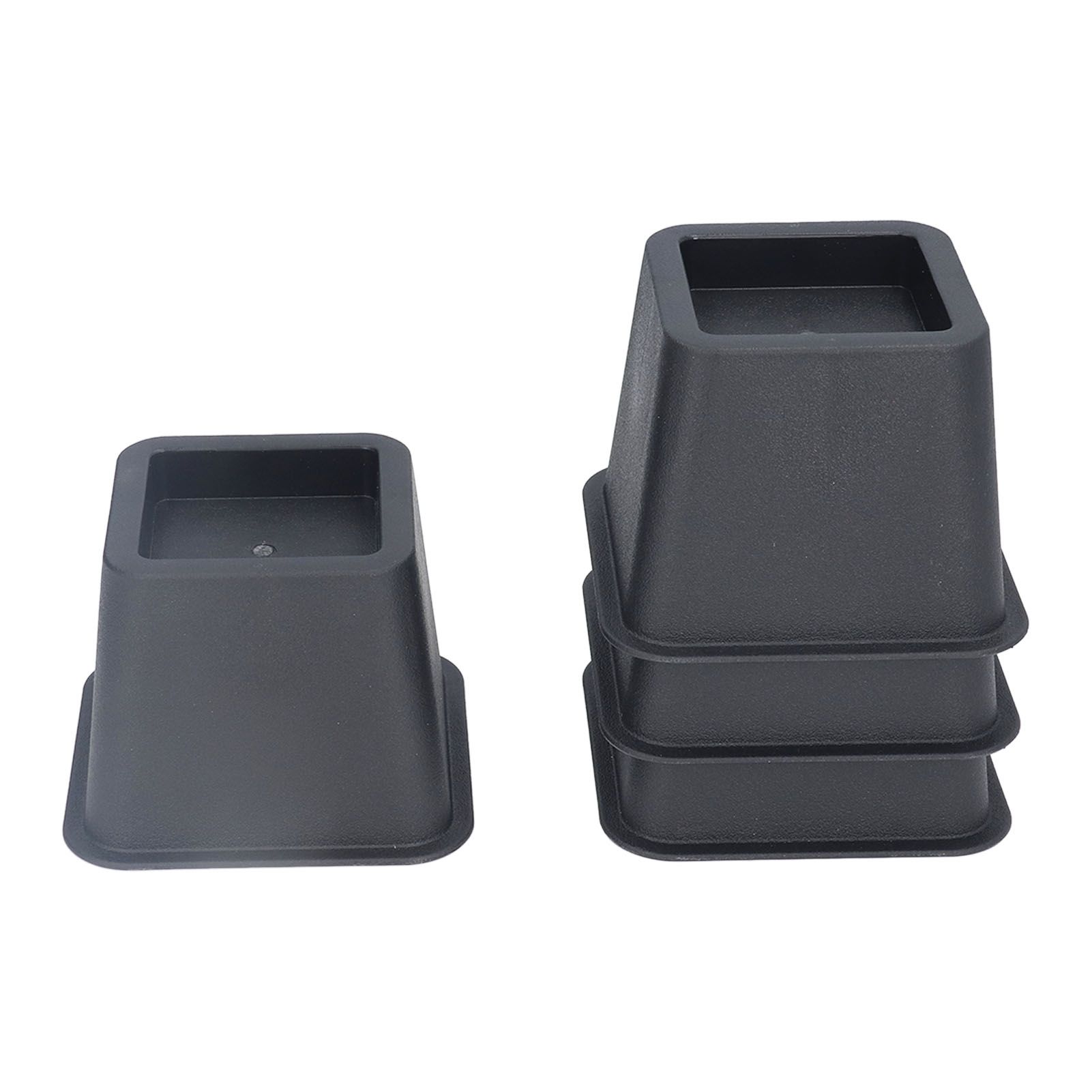 6Pcs 3 Inch Trapezoid Furniture Risers Sofa Leg Pads for Bed Table Cabinet view 6