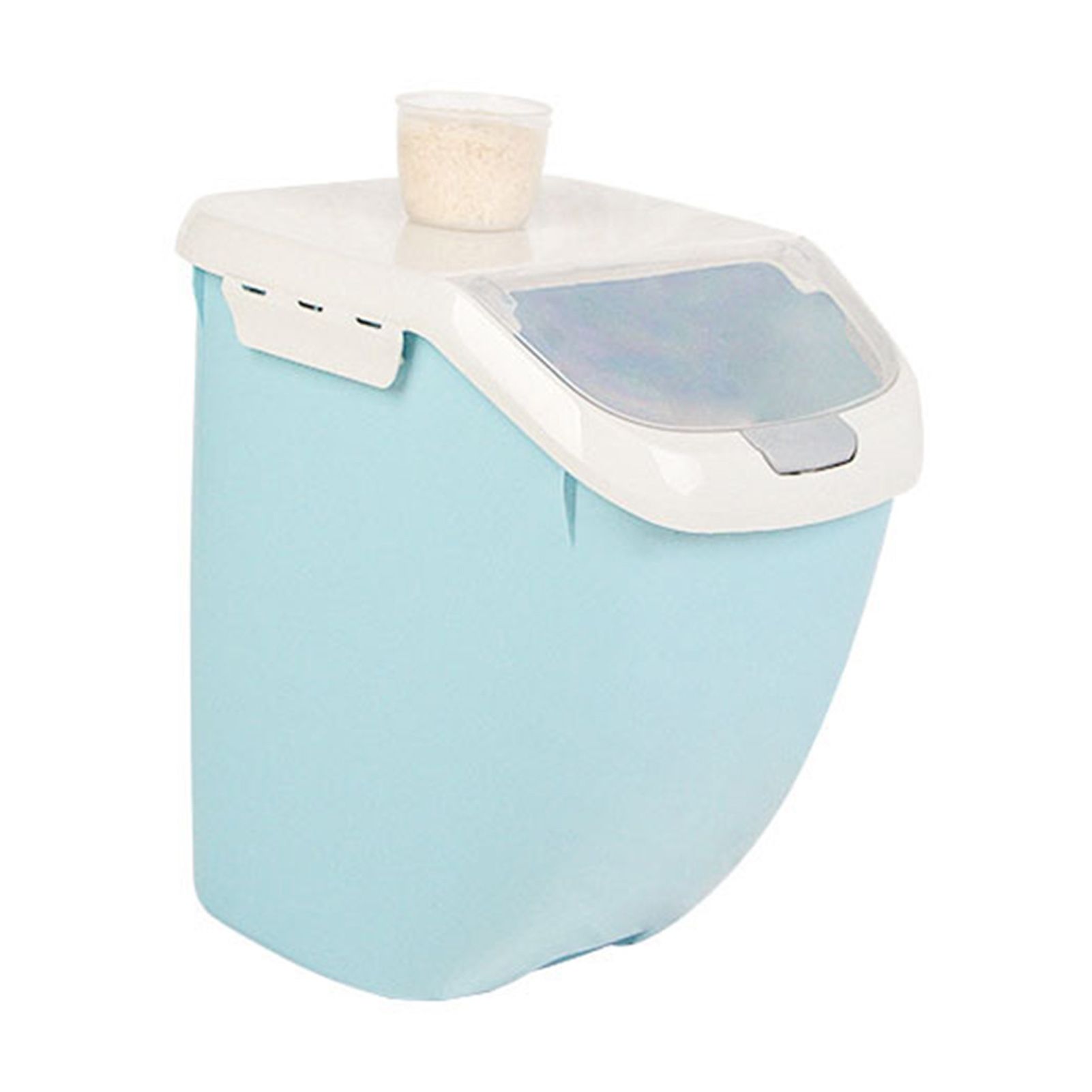 Grain Storage Box Waterproof Clamshell Multipurpose Plastic Rice Storage