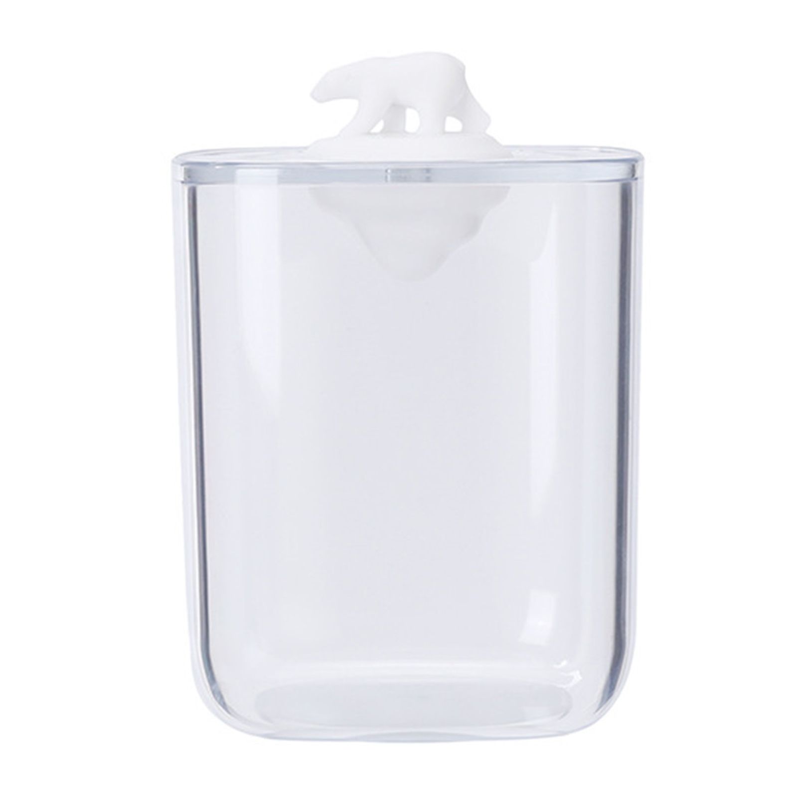 Bathroom Containers Multifunction Transparent Cotton Swabs Storage Canister