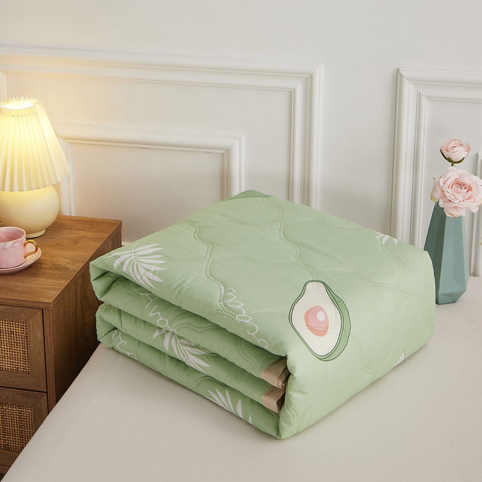 Summer Air Conditioner Quilt Machine Washable Soft Breathable Portable Air