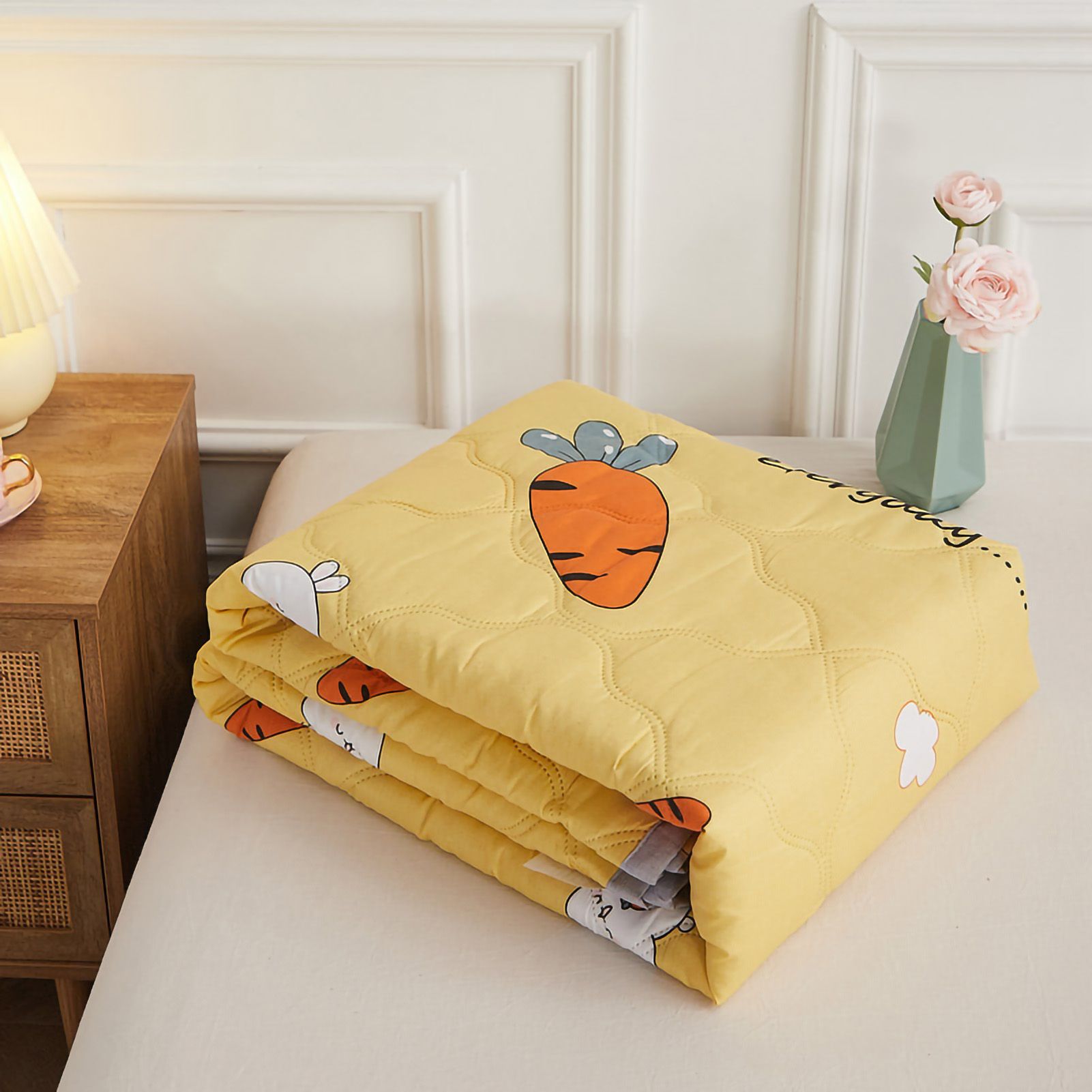 Summer Air Conditioner Quilt Machine Washable Soft Breathable Portable Air