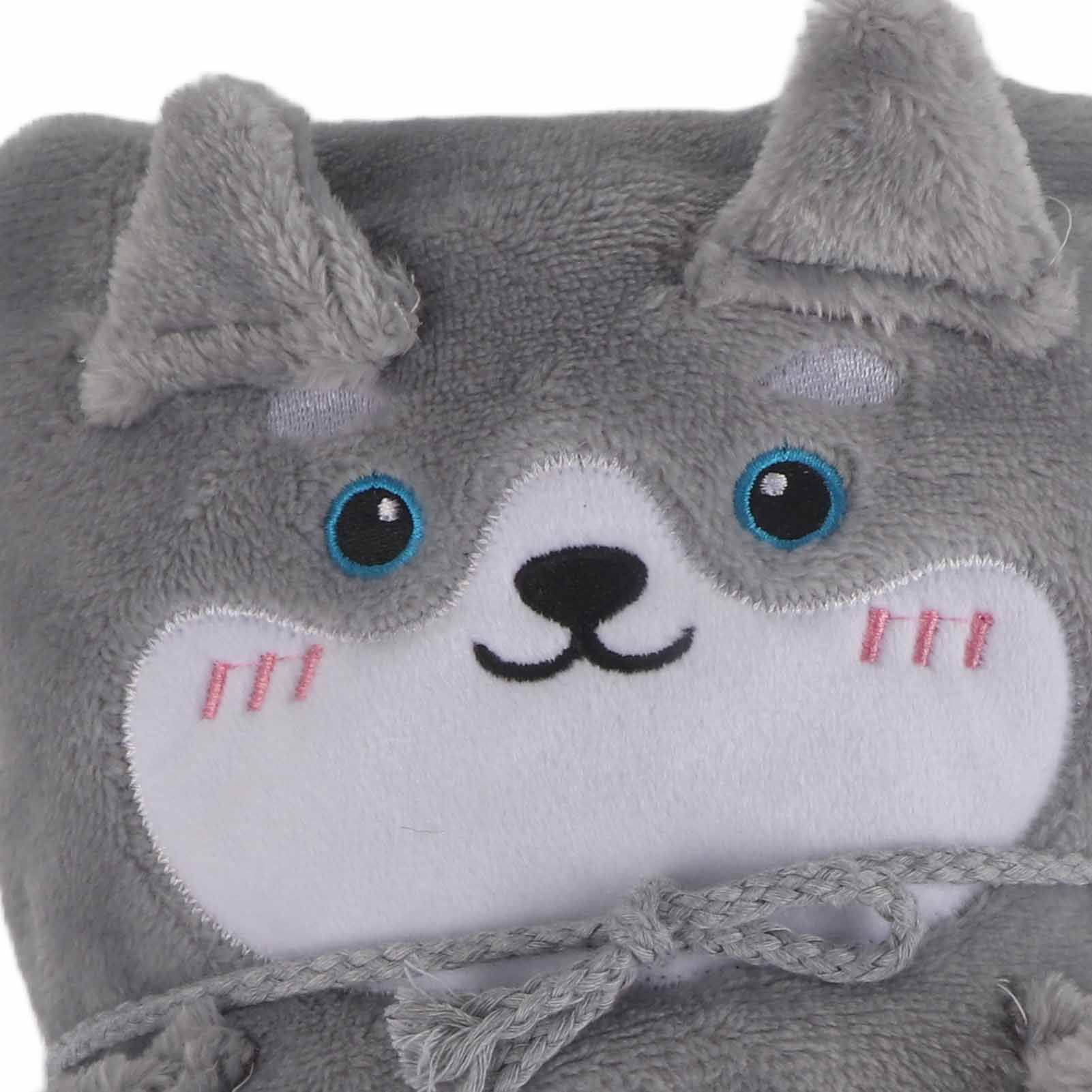 Flannel Blanket Cute Animal Shape Soft Skin Friendly Portable Nap Blanket for view 5