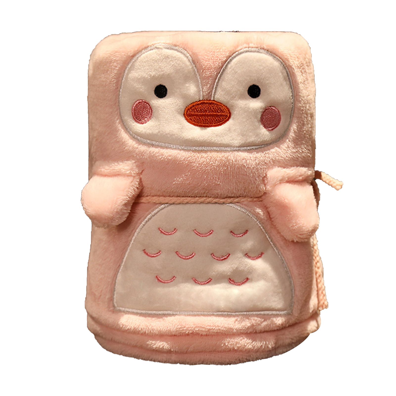 Flannel Blanket Cute Animal Shape Soft Skin Friendly Portable Nap Blanket for