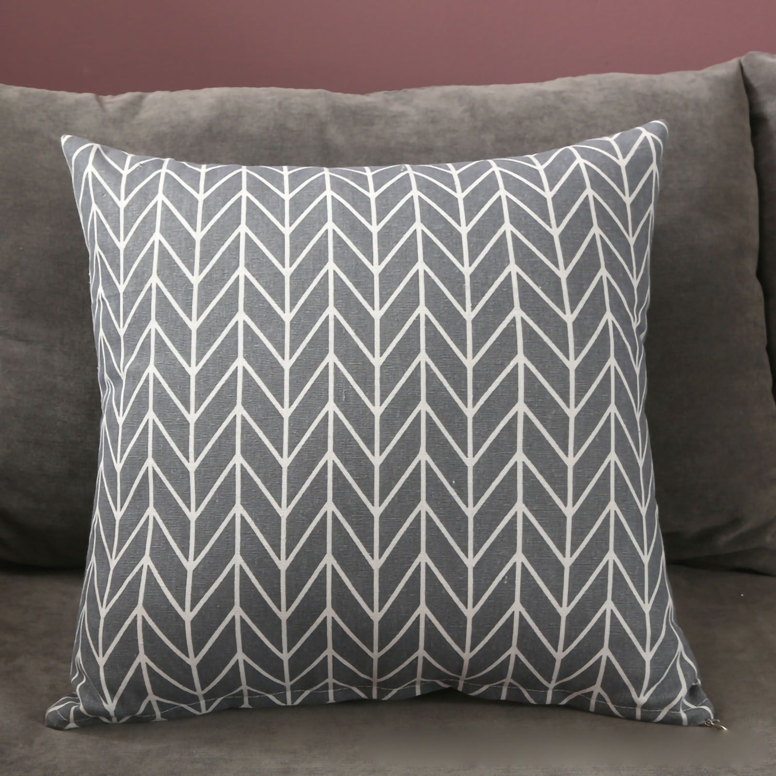 Home Pillow Case Sofa Cushion Accessories Linen Nordic Style Daily Use Home
