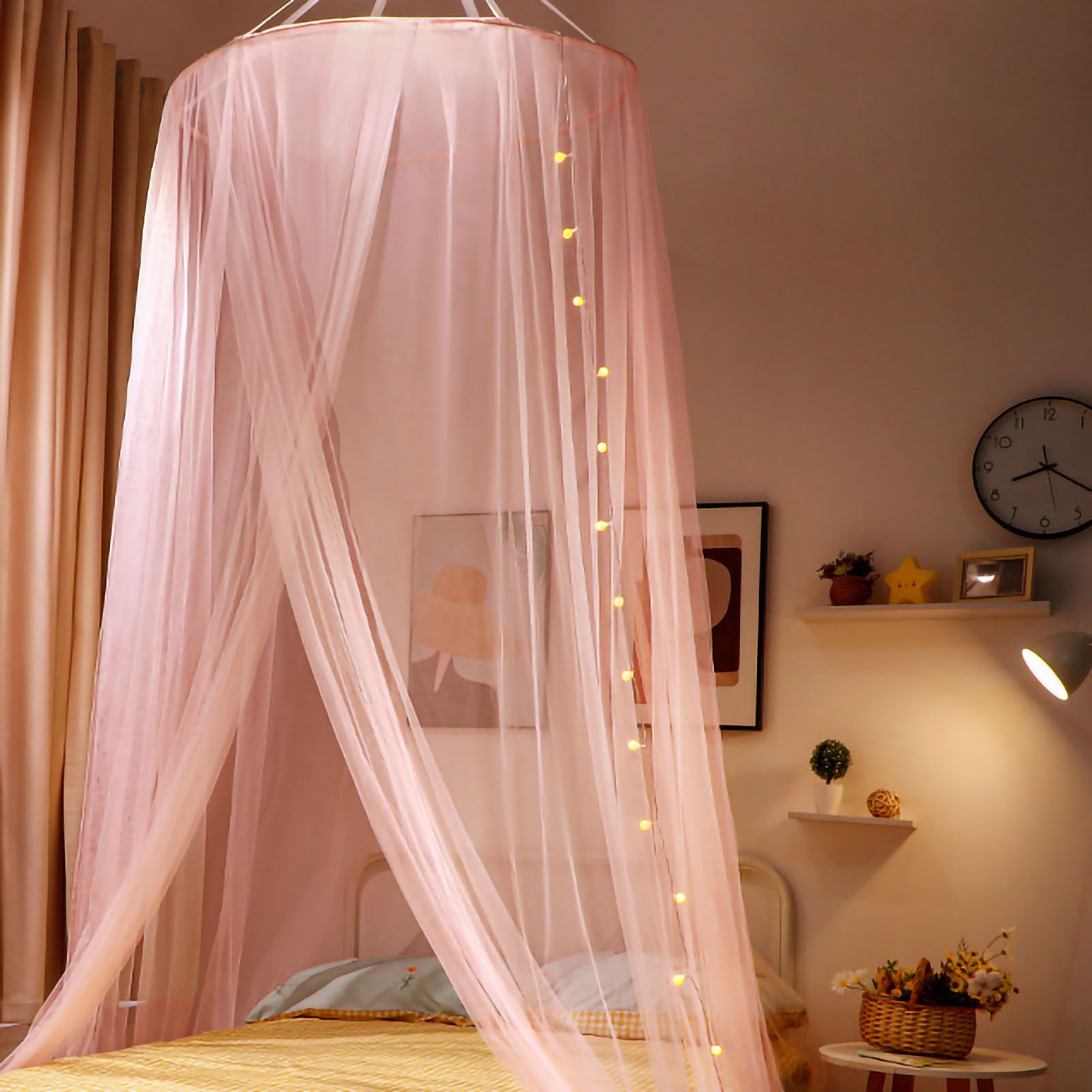 Mosquito Repelling Net Hanging Princess Canopy Insect Protection Room view 3