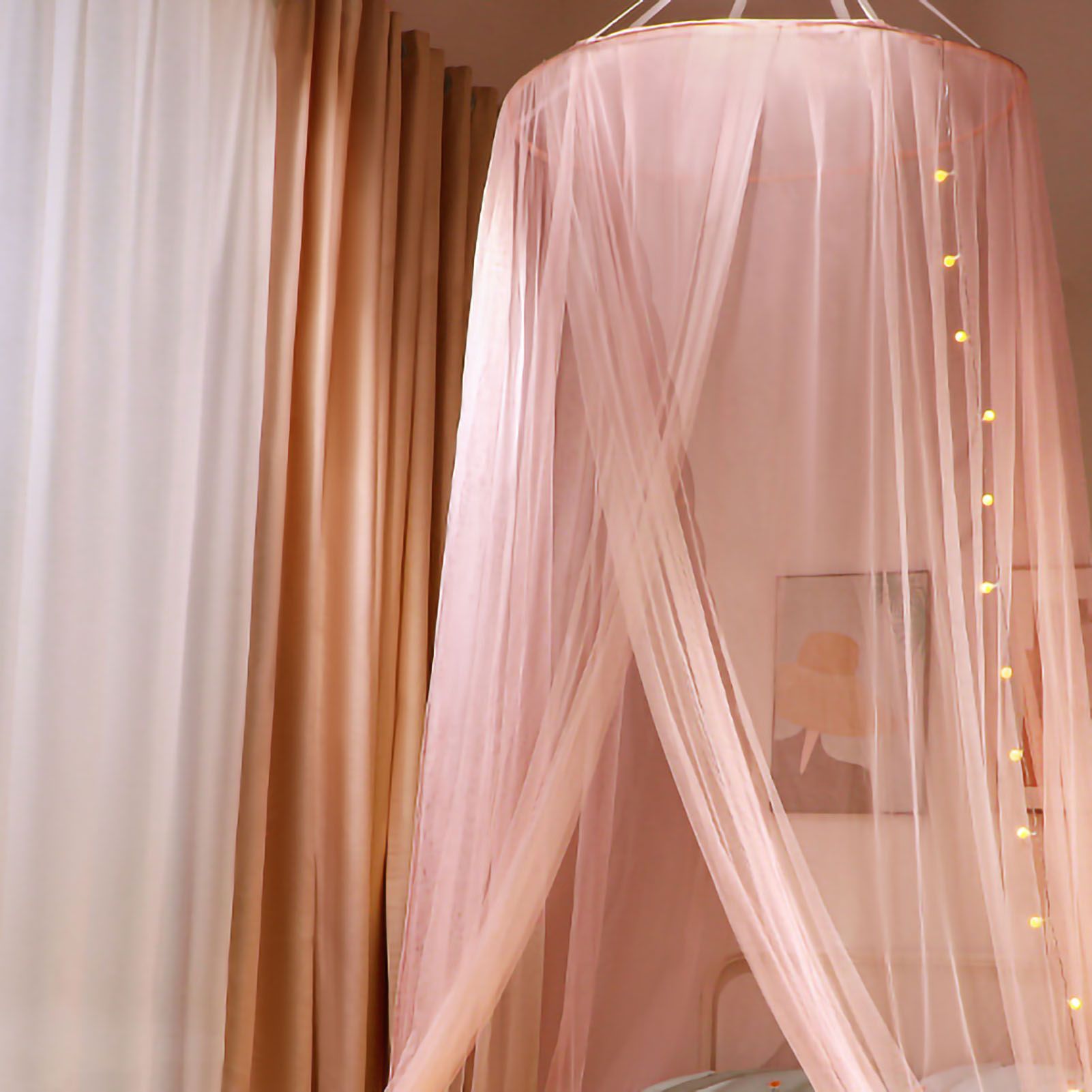 Mosquito Repelling Net Hanging Princess Canopy Insect Protection Room view 4