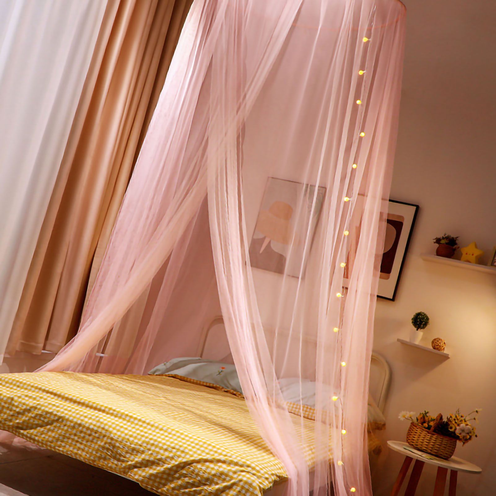 Mosquito Repelling Net Hanging Princess Canopy Insect Protection Room view 5
