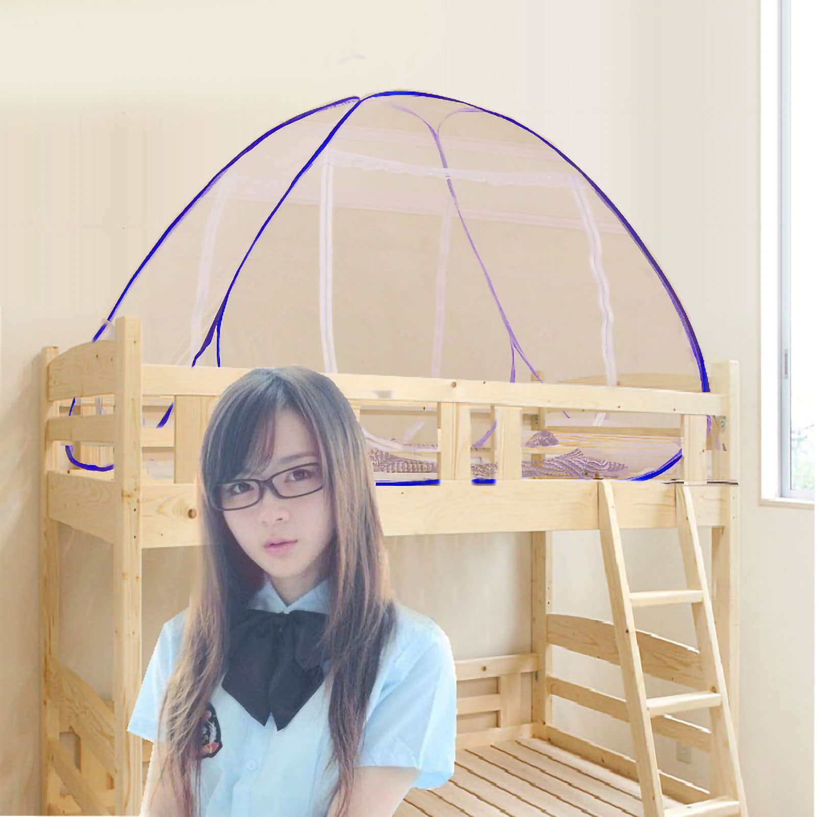 Mosquito Net Breathable Folding Design Portable Quick Installation for Home view 2