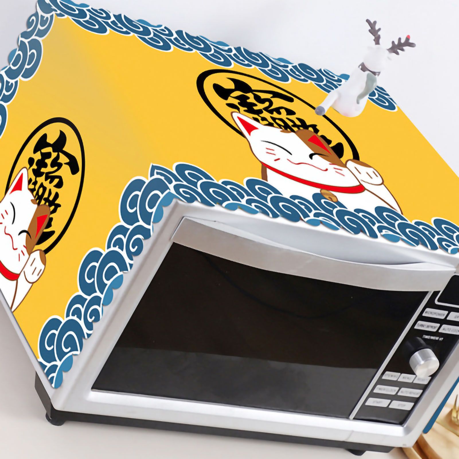 Microwave Cover Cloth Oven Cute Dust Proof Shiled Universal Oil Proof Nordic view 4