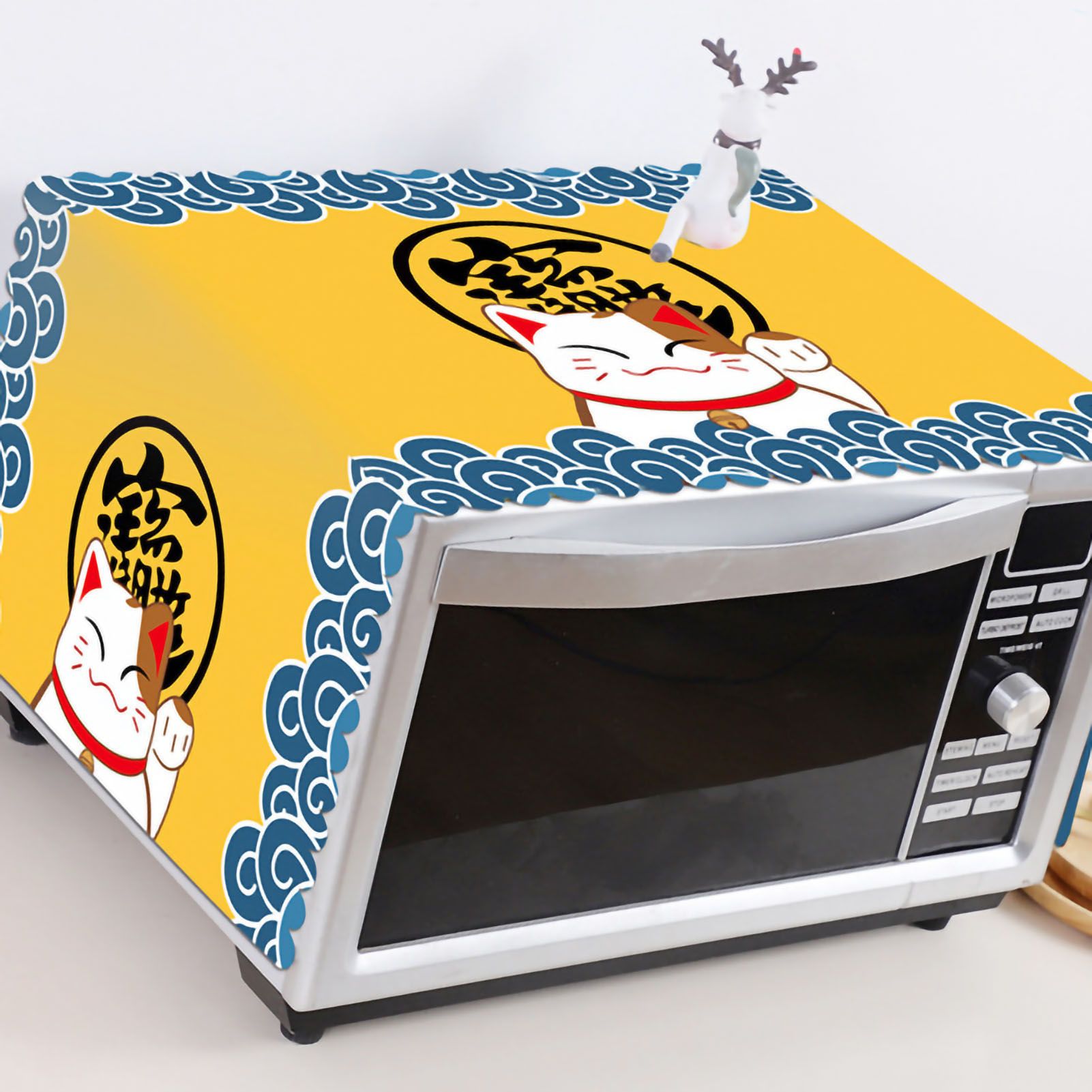 Microwave Cover Cloth Oven Cute Dust Proof Shiled Universal Oil Proof Nordic view 5