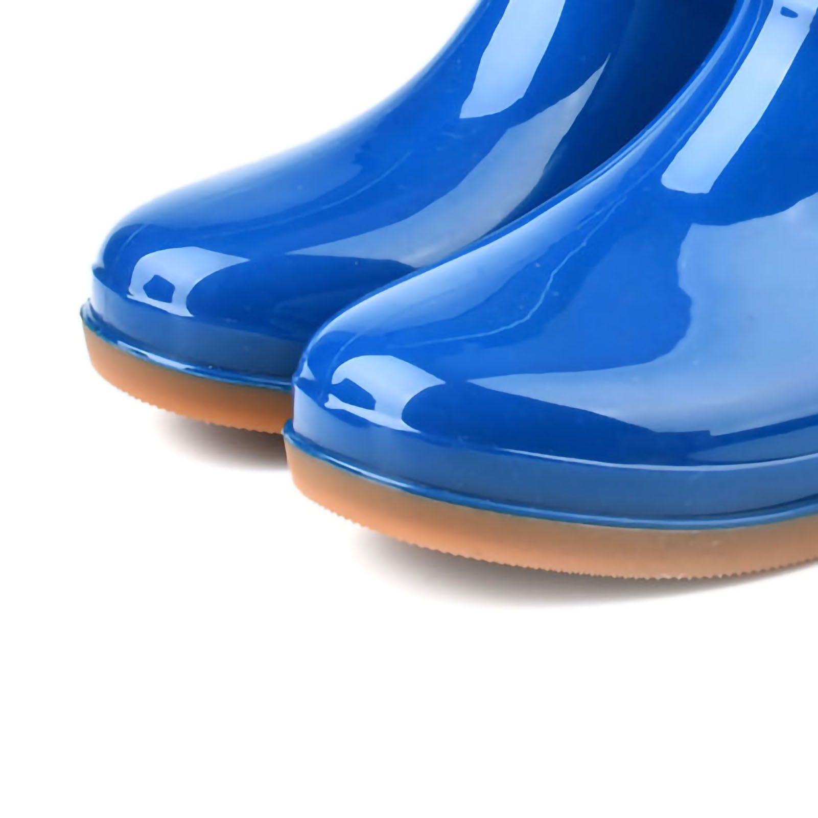 Womens Rain Boots Fashion Antiskid Short Rain Boot Round Head Radian PVC view 4