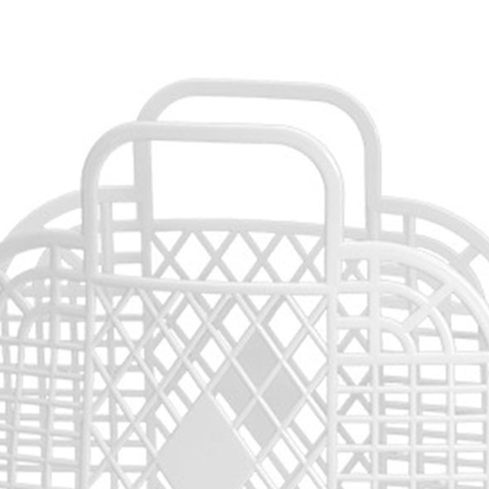 Hollow Storage Basket Plastic Reusable Portable Foldable Bag for Beach Home view 3
