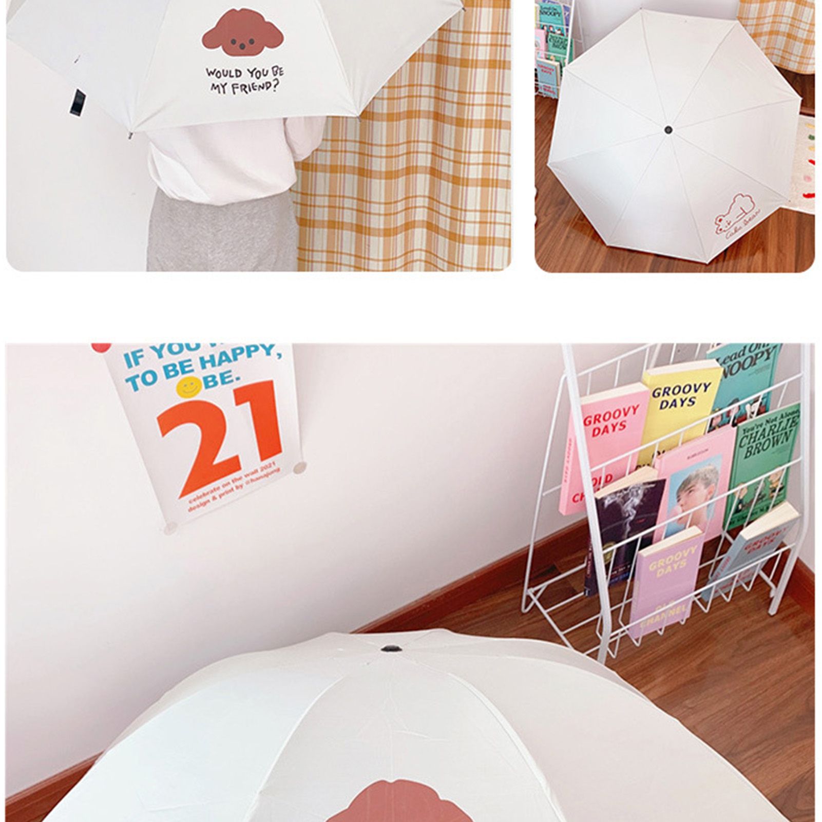Fashion Korean Version Sun Umbrella UV Isolation Portable Foldable Umbrella view 4