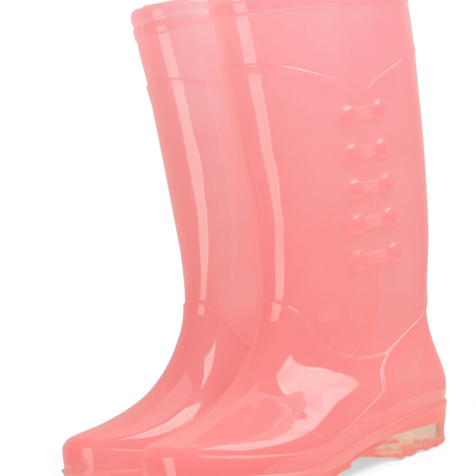 Tall Rain Boots Non Slip Waterproof Rain Shoes PVC Transparent Rain Footwear view 3