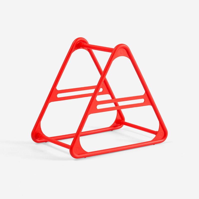 Hanger Storage Rack PP Triangular Rounded Design Shelf Multifunctional — image 1