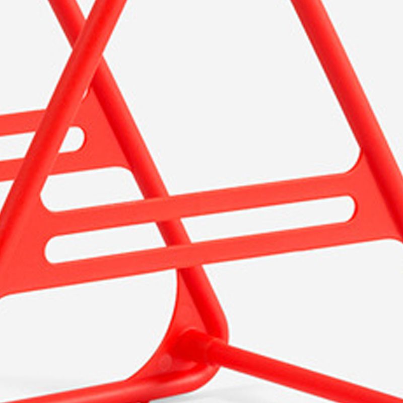 Hanger Storage Rack PP Triangular Rounded Design Shelf Multifunctional view 4