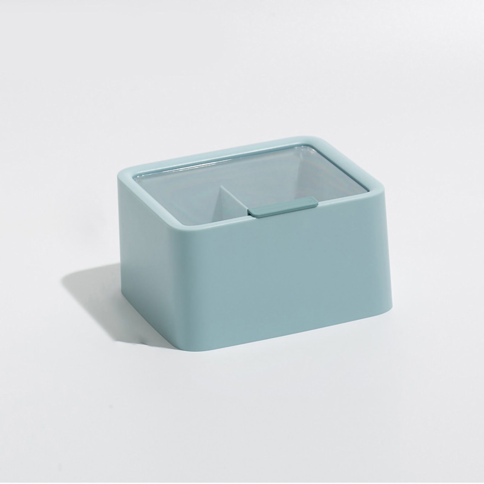 Lipstick Storage Box Large Capacity Double Layer Grid Design Transparent