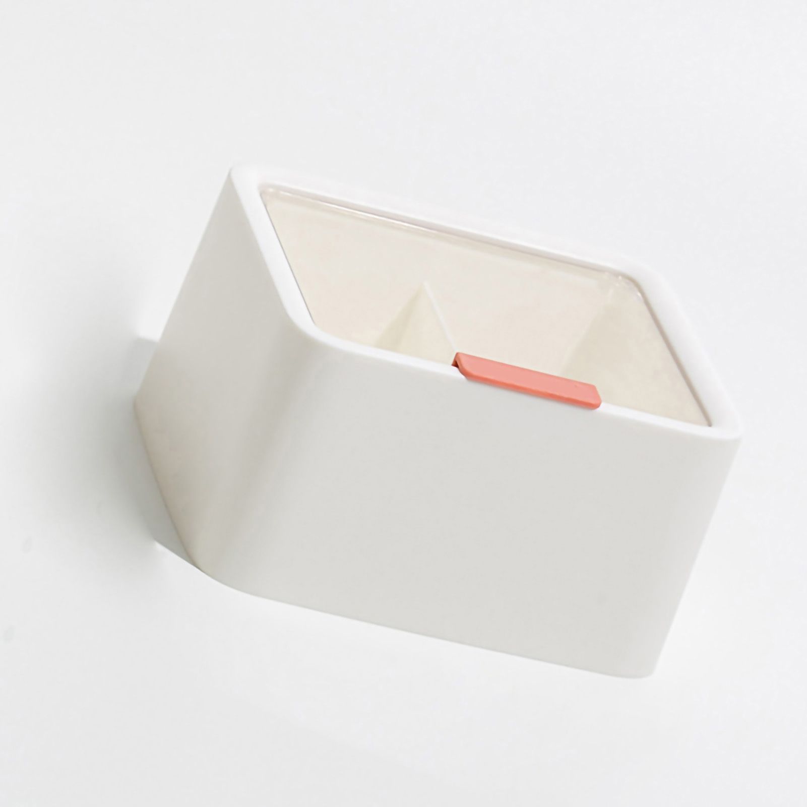Lipstick Storage Box Large Capacity Double Layer Grid Design Transparent view 2
