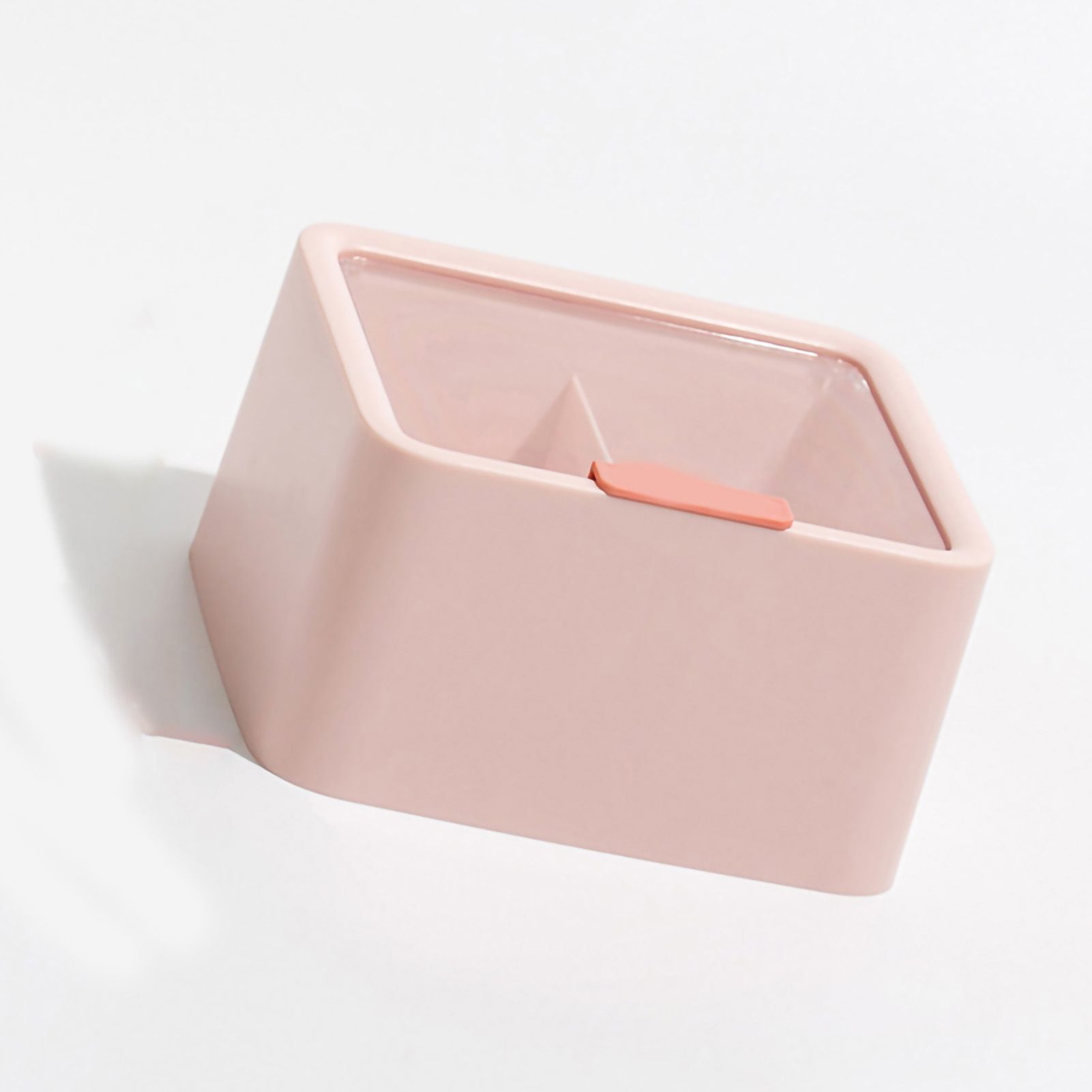 Lipstick Storage Box Large Capacity Double Layer Grid Design Transparent view 3