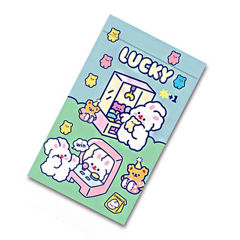 Self Sealing Bag PET CCP Wear Resistant Safe Odorless Cute Pattern Practical view 2