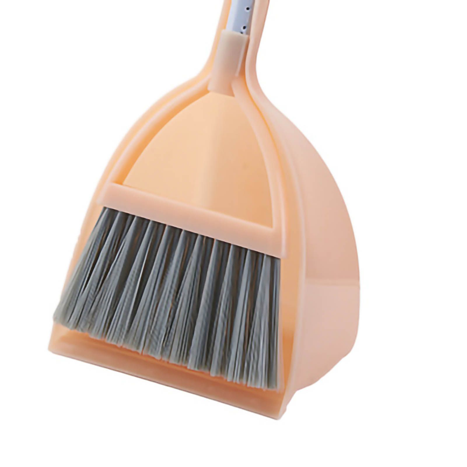 Kids Dustpan Set Soft Fur Plastic Small Broom Dustpan for Baby Kids Toys view 2