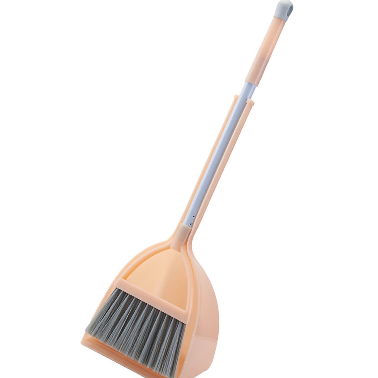 Kids Dustpan Set Soft Fur Plastic Small Broom Dustpan for Baby Kids Toys view 3