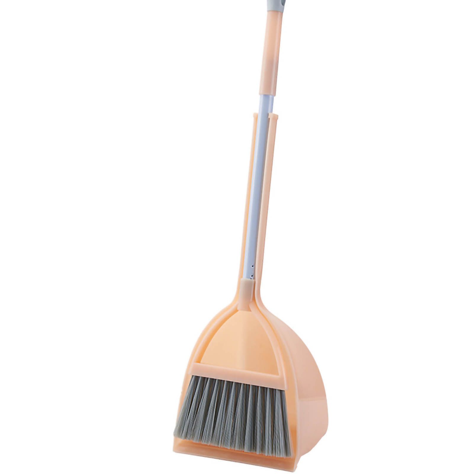 Kids Dustpan Set Soft Fur Plastic Small Broom Dustpan for Baby Kids Toys view 4