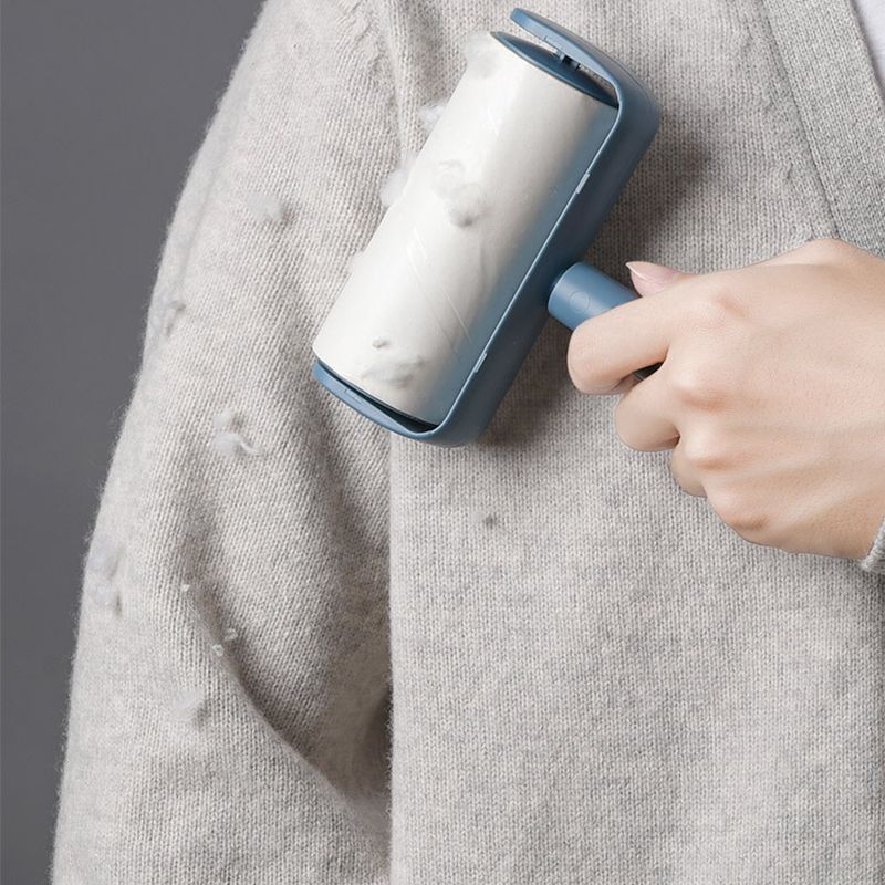 Capsule Sticky Lint Roller Dust Cleaning Tearable Refillable Hair Cloth view 4