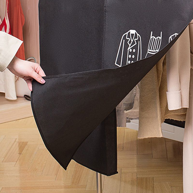 Clothes Dust Cover Nonwoven Dust Prevention Waterproof Transparent Window view 3