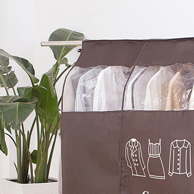 Clothes Dust Cover Nonwoven Dust Prevention Waterproof Transparent Window view 2