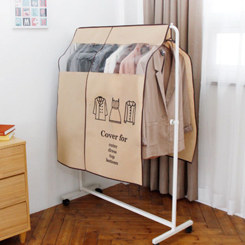 Clothes Dust Cover Nonwoven Dust Prevention Waterproof Transparent Window view 7