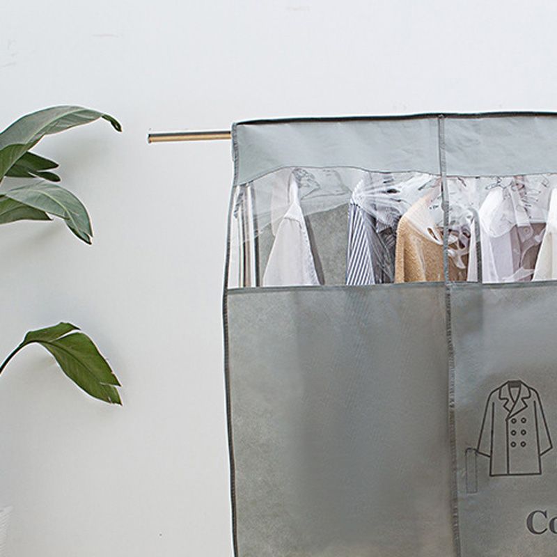 Clothes Dust Cover Nonwoven Dust Prevention Waterproof Transparent Window view 2