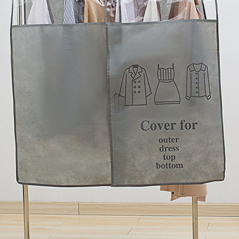 Clothes Dust Cover Nonwoven Dust Prevention Waterproof Transparent Window view 4