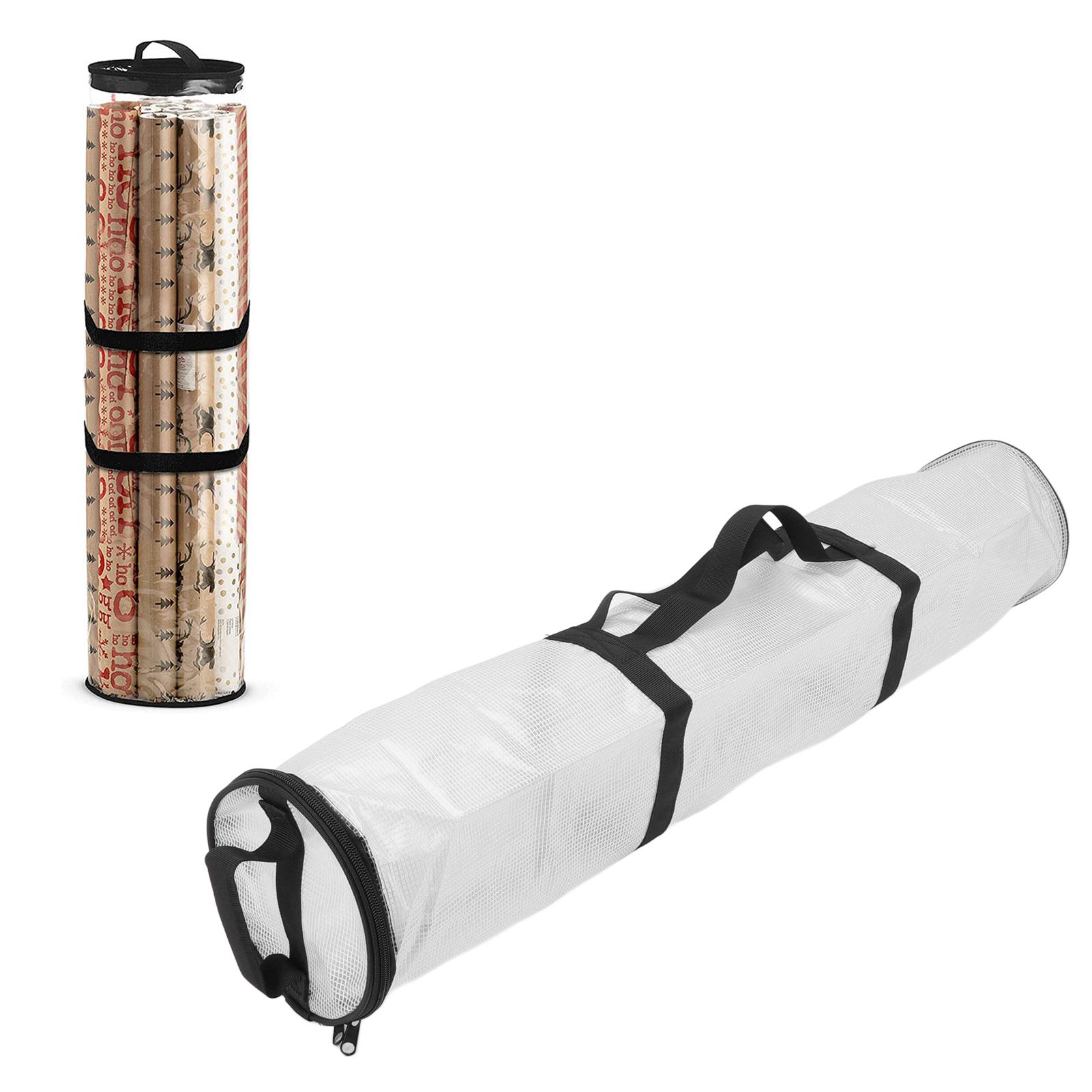 Clear Wrapping Paper Storage Bag Gift Wrap Organizer Waterproof Dustproof Gift view 12